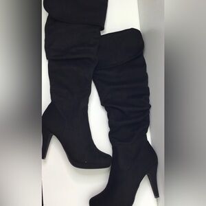 Women High Heels Over The Knee Boots Thigh High Pointed Toe Stiletto Sz 7 Boots